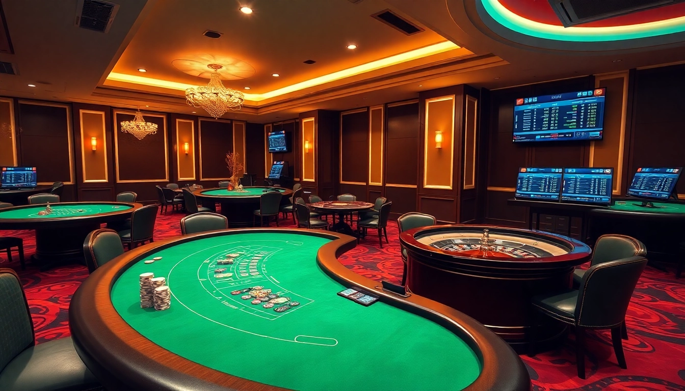 Experience the excitement of betting at 188BET, featuring casino games and vibrant poker tables.