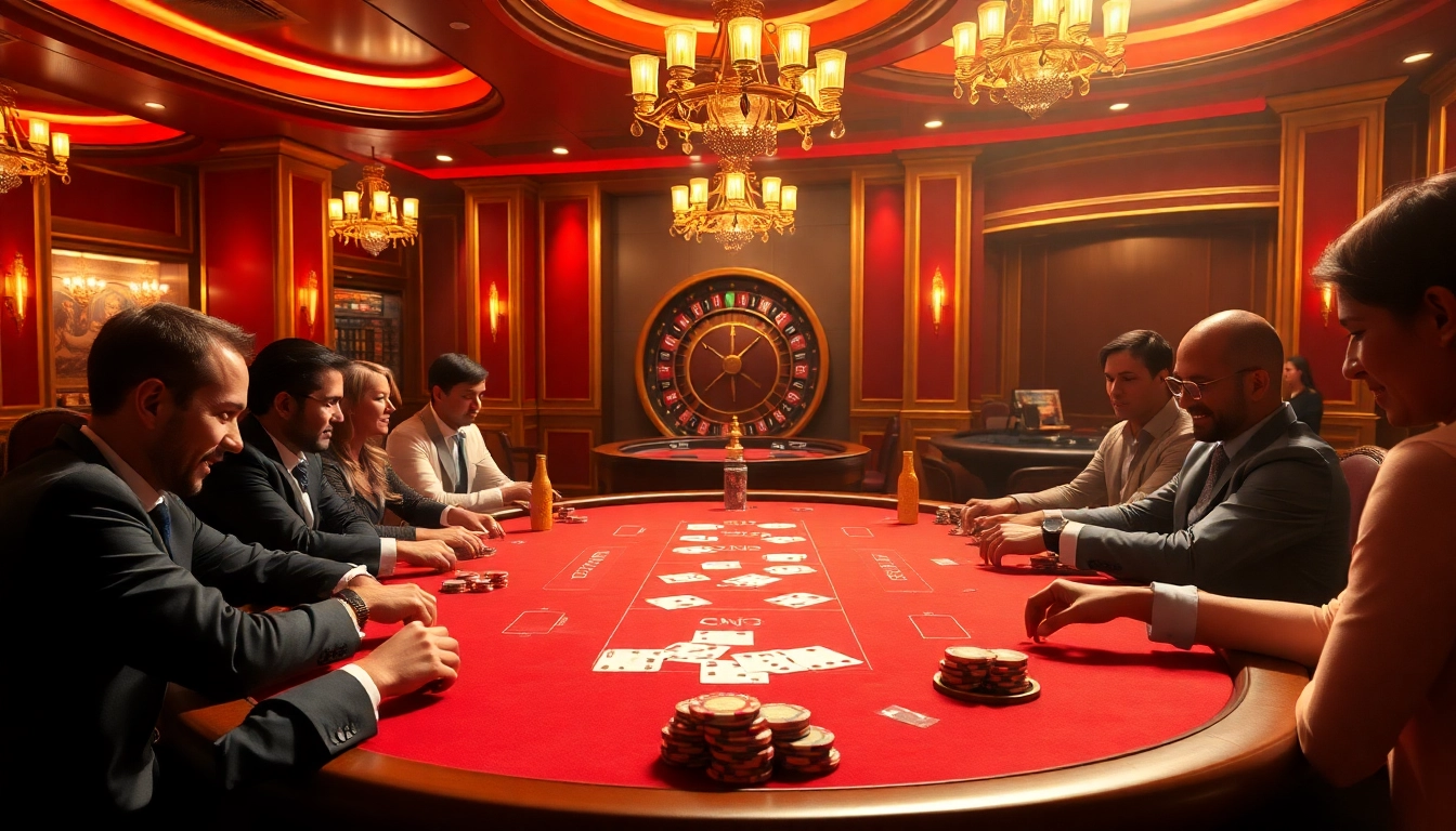 Engaging poker game scene at https://www.qq8827.com/ featuring vibrant colors and exciting elements.