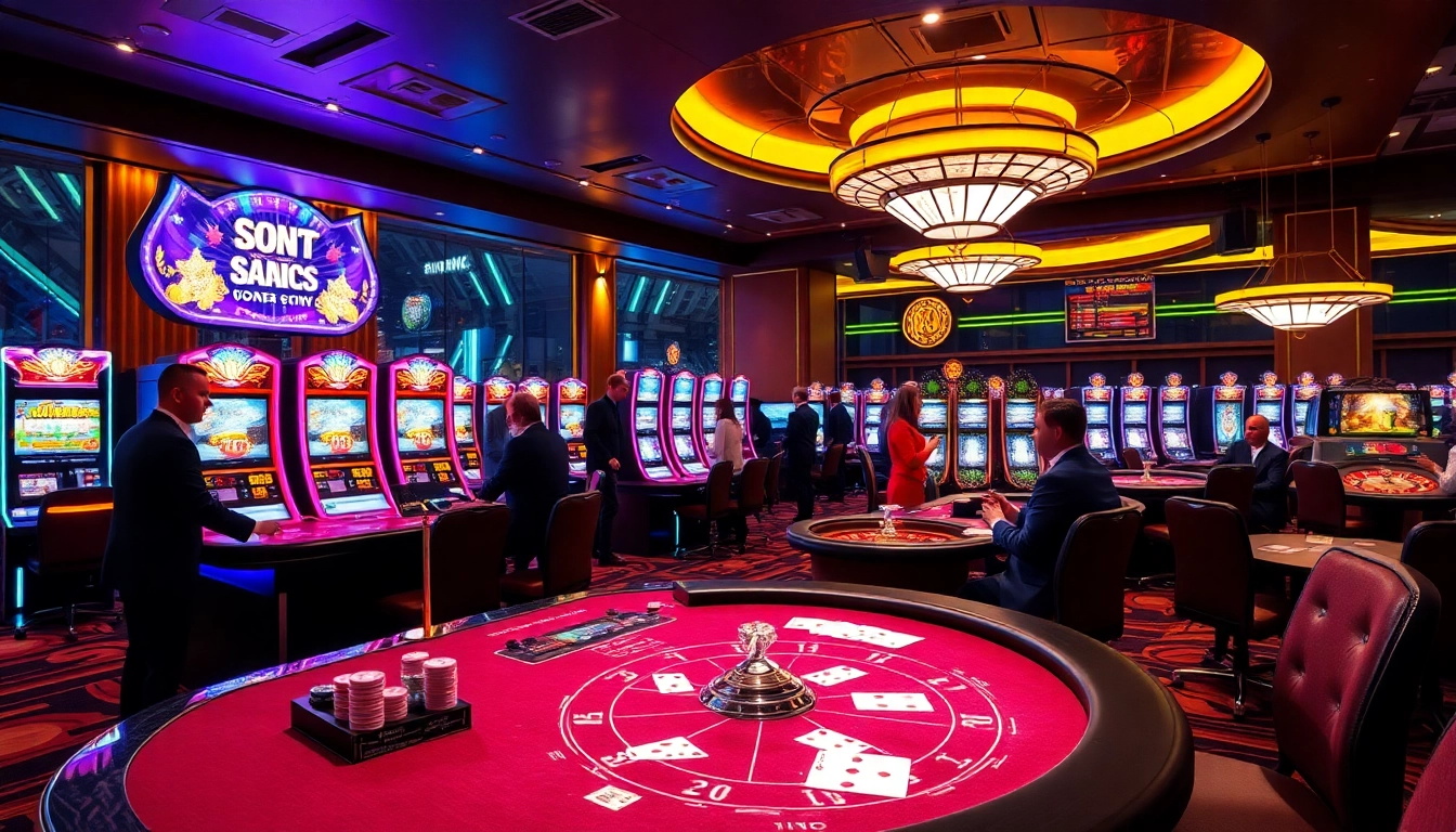 Experience the excitement of nhà cái uy tín with vibrant casino games and luxurious surroundings.