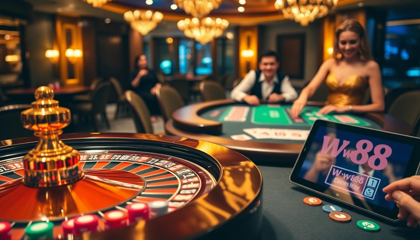 Experience the thrill of ww88 with luxurious casino gameplay and vibrant poker action.