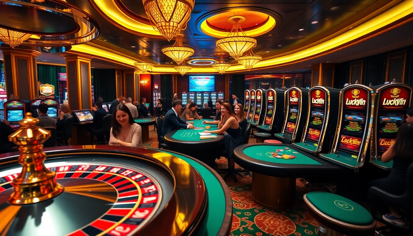 Experience the thrill of LuckyWin with exciting casino games and vibrant atmosphere.
