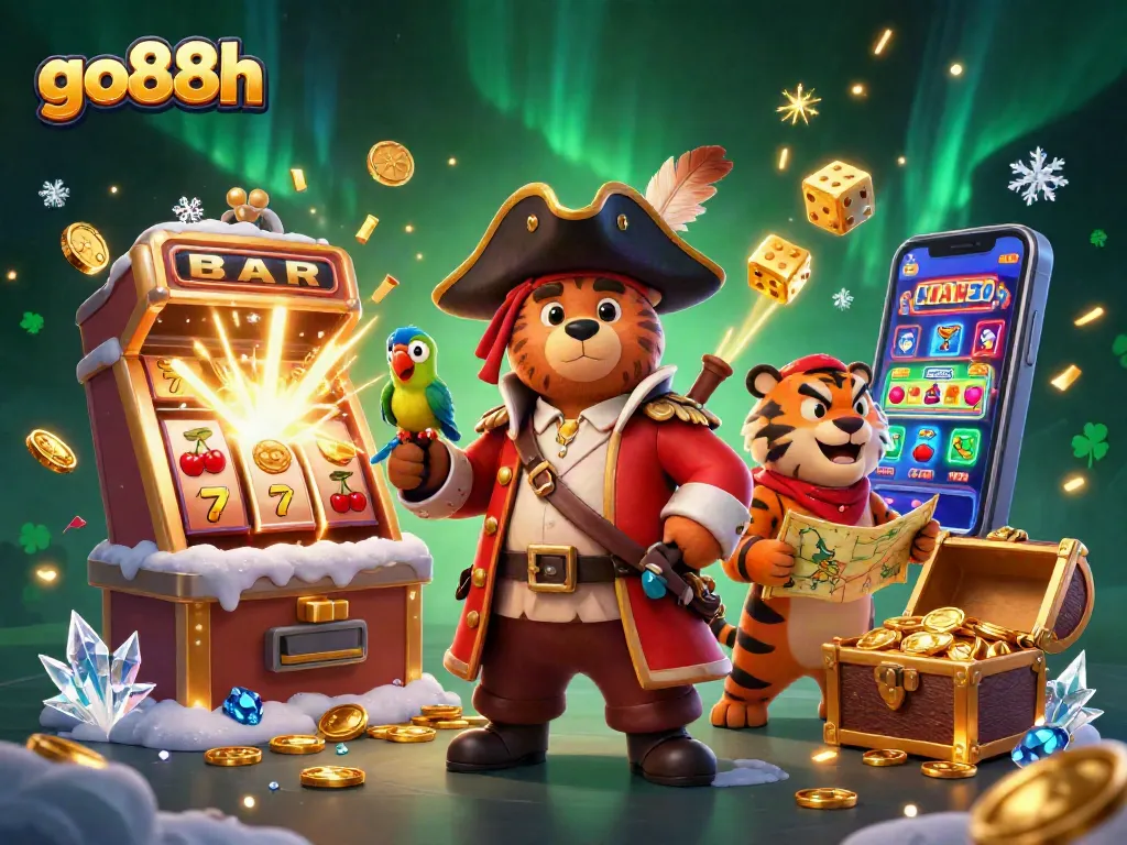 Win big with go88h at this vibrant online casino featuring exciting slot machines and treasure!