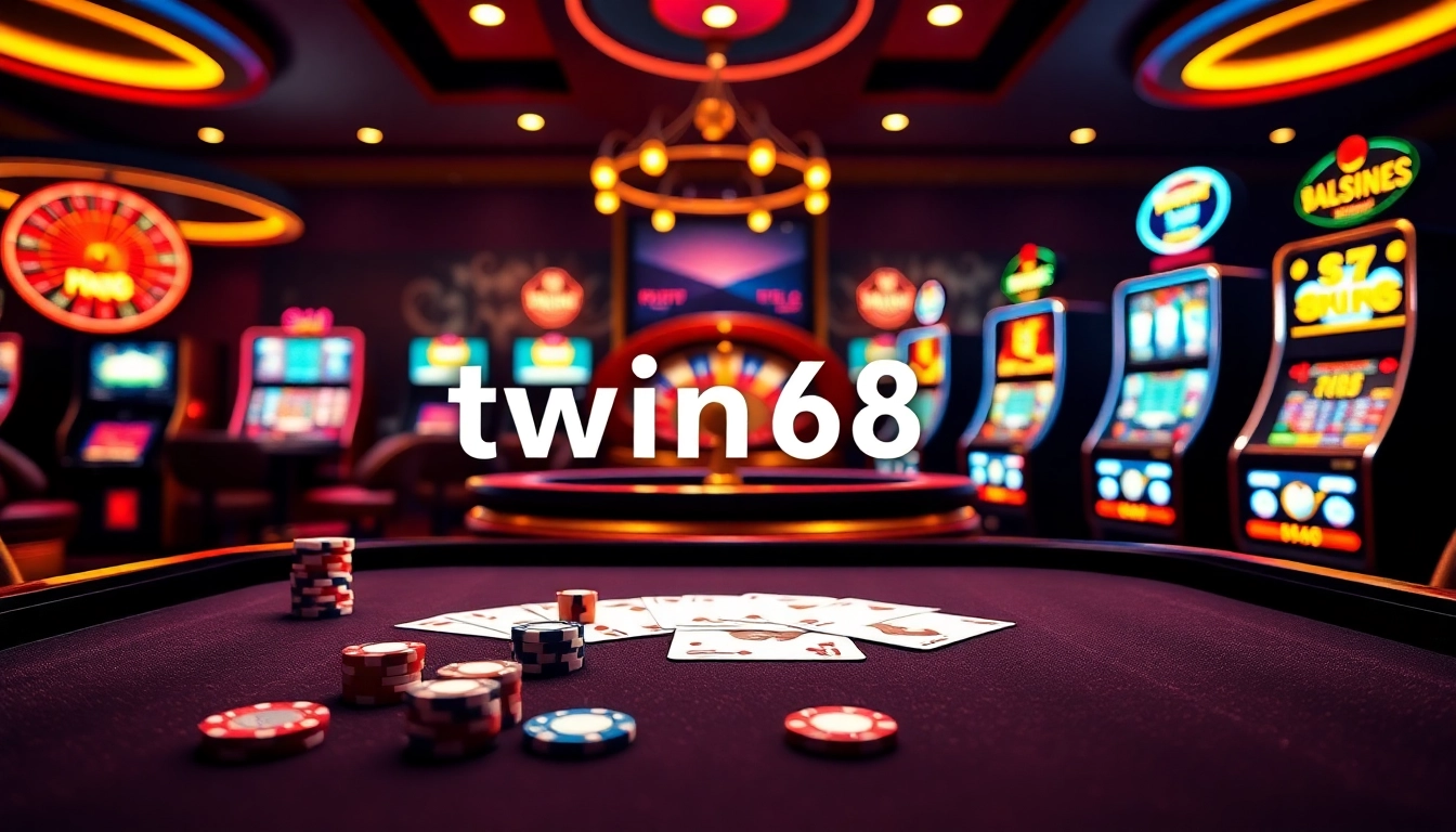 Play and win at twin68.digital with exciting casino games and vibrant gambling atmosphere.