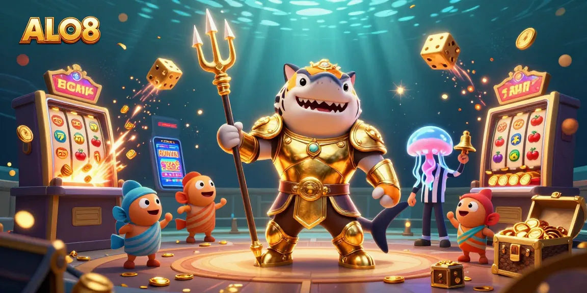 Experience thrilling online gaming at ALO8 with an animated jackpot explosion and casino action.