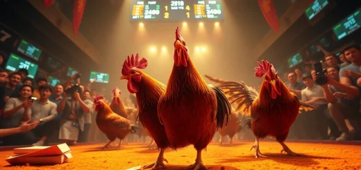 Experience high-stakes cockfighting live at sv368win.live with exciting action and vibrant betting atmosphere.