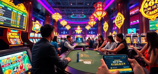 Engaging online casino experience at hello88win.live with players enjoying games.