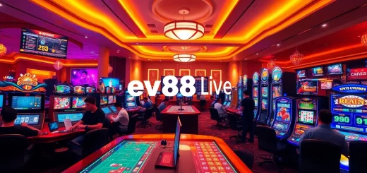 Experience exciting online gaming at ev88win.live with vibrant casino scenes and engaging gameplay.